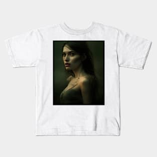 Laura- True beauty in a woman is reflected in her soul Kids T-Shirt